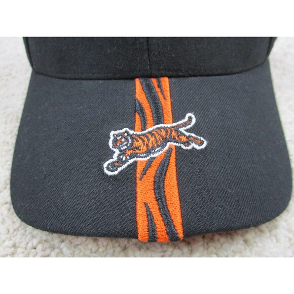 Cincinnati Bengals Hat Cap Strap Back One Size Black Orange NFL Football Mens - Picture 3 of 10